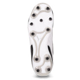 King Liga FG/AG scarpa da calcio in ecopelle nero argento bianco | Boscaini Scarpe