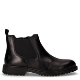 Stivaletto in pelle con zip nero | Boscaini Scarpe
