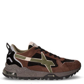 Breeze 3 sneaker in pelle scamosciata marrone nero | Boscaini Scarpe