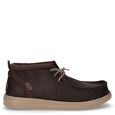 Wally Mid polacchino in ecopelle marrone scuro | Boscaini Scarpe