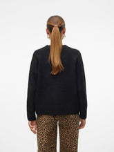Cardigan in maglia con bottoni nero | Boscaini Scarpe