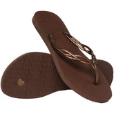 Flash sweet ciabatta infradito dark brown | Boscaini Scarpe