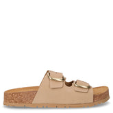 Ciabatta in pelle beige | Boscaini Scarpe