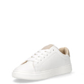 Sneaker in ecopelle bambina bianco platino | Boscaini Scarpe