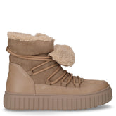 Stivaletto caldo in tessuto ed ecopelle beige - Stivaletti Donna | Boscaini Scarpe