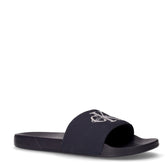 Ciabatta in tessuto blu | Boscaini Scarpe
