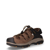 Tresmen Menard sandalo chiuso in ecopelle marrone nero | Boscaini Scarpe