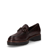 Mocassino con staffa in pelle mocca | Boscaini Scarpe