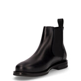 Stivaletto beatles in pelle nero | Boscaini Scarpe