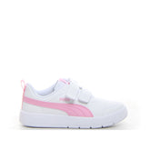 Courtflex v3 sneaker in ecopelle bambina bianco rosa - Scarpe Bambina | Boscaini Scarpe