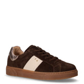 Sneaker in pelle scamosciata testa di moro | Boscaini Scarpe
