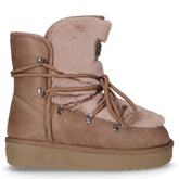 Nordic TRK stivaletto caldo in ecopelle taupe - D.FRANKLIN | Boscaini Scarpe