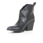 Stivaletto camperos con tacco black | Boscaini Scarpe