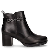 Tronchetto in pelle con zip nero | Boscaini Scarpe
