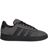 Grand Court Alpha 00s sneaker in pelle ed ecopelle grigio nero - Sneakers Uomo | Boscaini Scarpe