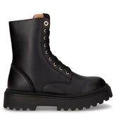 Anfibio in ecopelle con zip nero - 1°CLASSE | Boscaini Scarpe