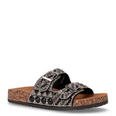 Ciabatta in tessuto con mini strass nero - TOO LIKE | Boscaini Scarpe