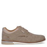 Stringata casual in ecopelle beige scuro - Stringate Uomo | Boscaini Scarpe