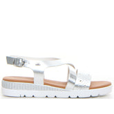 Sandalo argento - Sandali Donna | Boscaini Scarpe