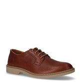 Stringata casual in pelle cognac | Boscaini Scarpe