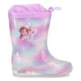 Stivaletto d'acqua da bambina con luci in gomma lilla - Stivaletti Bambina | Boscaini Scarpe