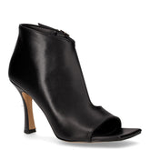 Sandalo con tacco in ecopelle nero - DU SIMON | Boscaini Scarpe