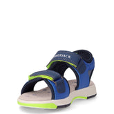 Tobler sandalo in tessuto ed ecopelle bambino blu royal | Boscaini Scarpe