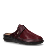 Dami ciabatta in pelle e tessuto bordò - GRUNLAND | Boscaini Scarpe