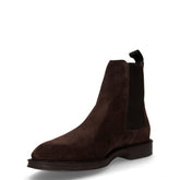 Stivaletto beatles in pelle scamosciata pepe | Boscaini Scarpe