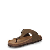 Bobo ciabatta in pelle oliva | Boscaini Scarpe