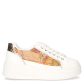 Sneaker in ecopelle con platform bianco - 1°CLASSE | Boscaini Scarpe