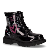 Anfibio bambina in ecopelle nero vernice - Scarpe Bambina | Boscaini Scarpe