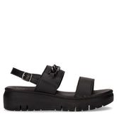 Sandalo con zeppa nero - Sandali Con Tacco Donna | Boscaini Scarpe