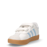 VL COURT 3.0 CF I sneaker in ecopelle e pelle bianco azzurro | Boscaini Scarpe