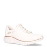 Bobs Squad Chaos sneaker slip ins in tessuto bianco oro - Sneakers Donna | Boscaini Scarpe