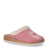 Ciabatta in tessuto con orso rosa | Boscaini Scarpe