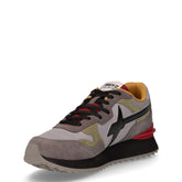 Yak sneaker in pelle e tessuto grigio antracite | Boscaini Scarpe