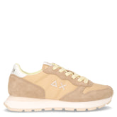 Ally Solid sneaker in pelle e tessuto beige - SUN68 | Boscaini Scarpe