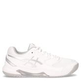 Gel-Dedicate 8 scarpa da tennis in ecopelle bianco argento - Scarpe Tennis Donna | Boscaini Scarpe