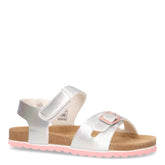 Sandalo bambina in ecopelle argento olografico - Sandali Bambina | Boscaini Scarpe