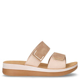 Ciabatta in ecopelle con strappi corda | Boscaini Scarpe