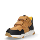 Miguel polacchino in ecopelle e tessuto bambino giallo | Boscaini Scarpe