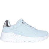Uno Lite Metallic Mode sneaker bambina light blue silver - Mid Season Sale Bambino | Boscaini Scarpe