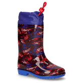 Stivaletto da pioggia in gomma con luci bambino rosso blu | Boscaini Scarpe