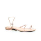 Sandalo con strass oro rosa | Boscaini Scarpe
