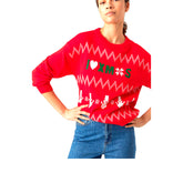 MIXEDXMAS O-NECK PULL. BOX XMAS - Maglieria Donna | Boscaini Scarpe