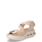 Sandalo in ecopelle beige | Boscaini Scarpe