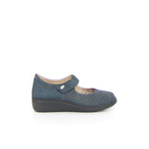 Scarpa comfort con strappo blu - Comfort Donna | Boscaini Scarpe