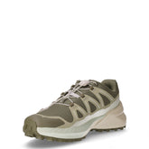 Speedcross Peak scarpa da trail running in ecopelle e tessuto verde licheno | Boscaini Scarpe