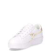 Game Step sneaker in ecopelle bianco mandorla | Boscaini Scarpe
